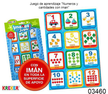 Imagen de JUEGO DE APRENDIZAJE "NUMEROS Y CANTIDADES CON IMAN" 9.24